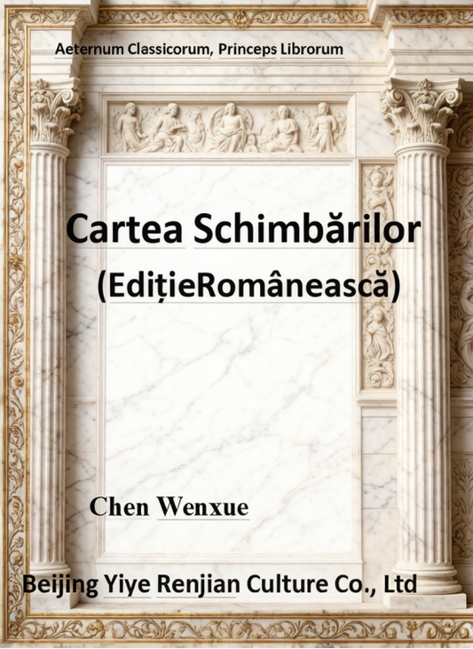 Cartea Schimbărilor (Ediție Românească)I ching Romanian